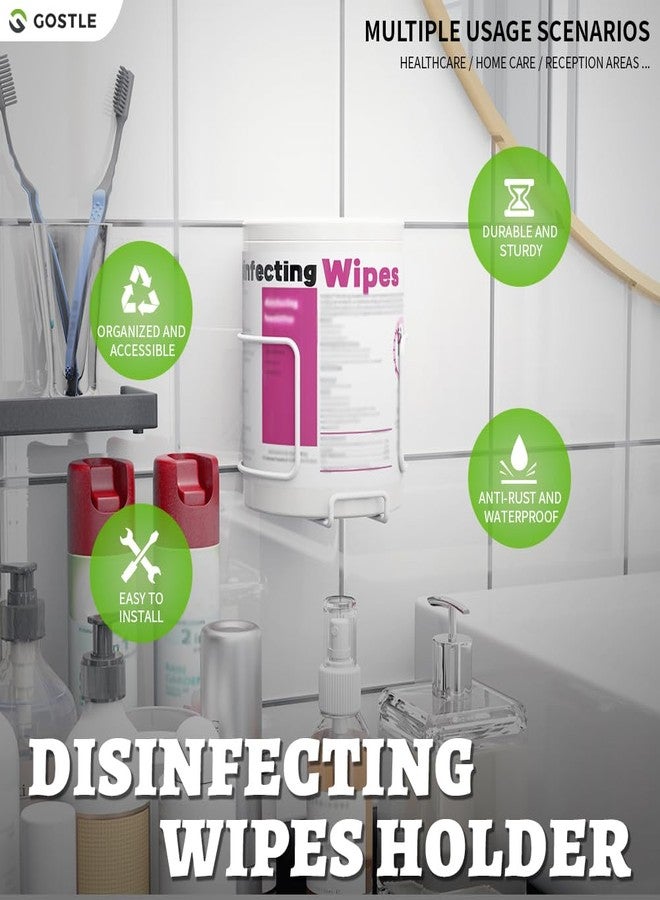 gostle Versatile Wall-Mount Wipes Holder for Cleaning Wipes - Easy Installation, Ideal for Home, Office, and More - No Wipes Included - Image 4