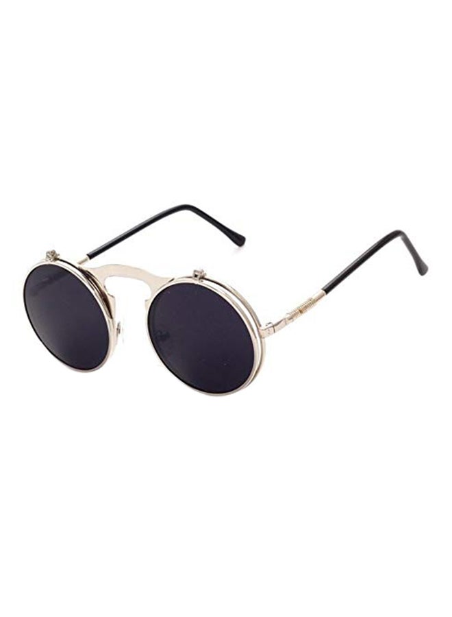 Retro Punk Round Frame Sunglasses