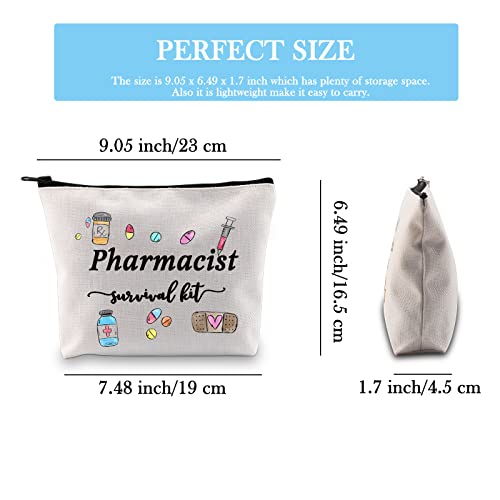 GJTIM Pharmacist Gift Pharmacy Student Gift Pharmacists Survival Kit Pharmacist Cosmetic Bags for Pharmacy Tech (Survival Pharmacist Bag) - Image 2