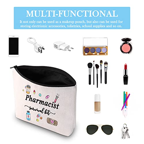 GJTIM Pharmacist Gift Pharmacy Student Gift Pharmacists Survival Kit Pharmacist Cosmetic Bags for Pharmacy Tech (Survival Pharmacist Bag) - Image 3