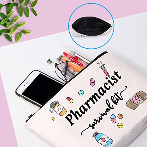 GJTIM Pharmacist Gift Pharmacy Student Gift Pharmacists Survival Kit Pharmacist Cosmetic Bags for Pharmacy Tech (Survival Pharmacist Bag) - Image 5