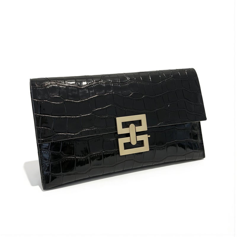 Crocodile Envelope Clutch Bag for Wedding Prom Party Dinner Date Evening Use - Image 5
