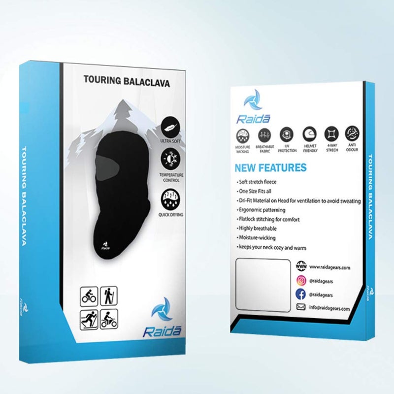 Raida Touring Balaclava | Perfect for Winter Rides | Sweat Absorbent | Stay Warm | Quick Dry - Image 5