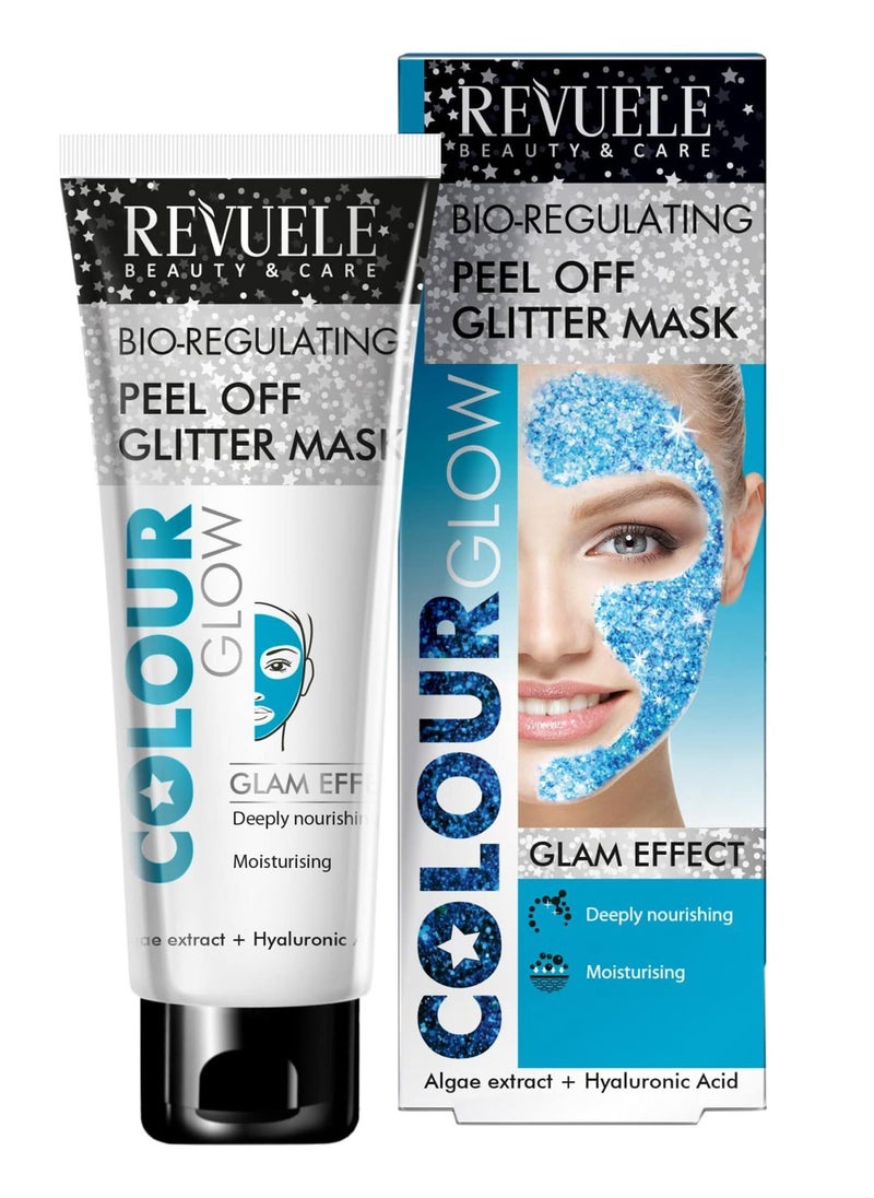 REVUELE Revuele Color Glow Blue Bio Regulating Peel Off Mask 80ml 