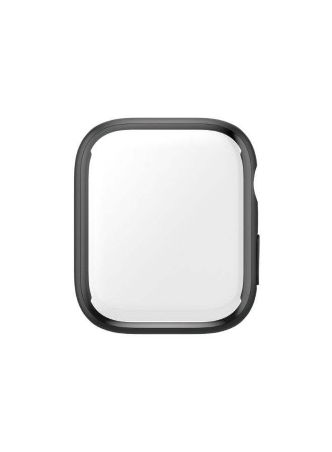 PanzerGlass واقي شاشة كامل الجسم من PanzerGlass مع D3O Apple Watch Series 9 2023 45 مم | تغطية كاملة للشاشة والإطار، تقنية D3O، حماية من السقوط/الصدمات/الخدوش، سهل التركيب - شفاف مع إطار أسود - Image 4