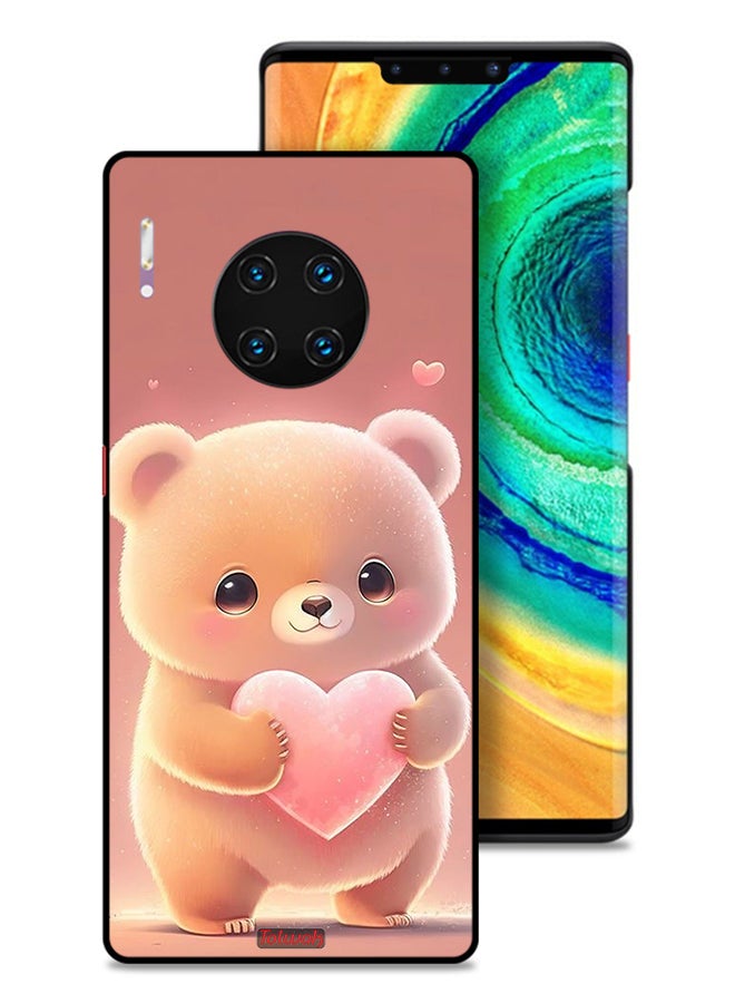 Tolwak Huawei Mate 30 Pro 4G Protective Case Cover Cute Little Panda Holding Heart - Image 1