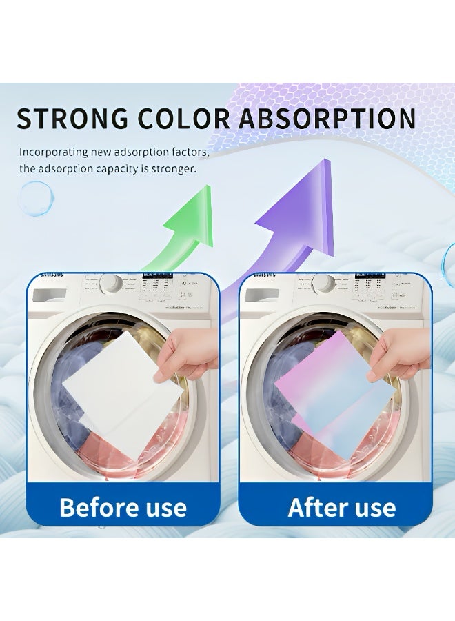 ValueHut 50-Pack Color Catcher Laundry Sheets – Anti Color Transfer Dye Trapping Sheets for Mixed Loads – Fragrance-Free, Safe for All Fabrics, Strong Color Absorption - Image 5