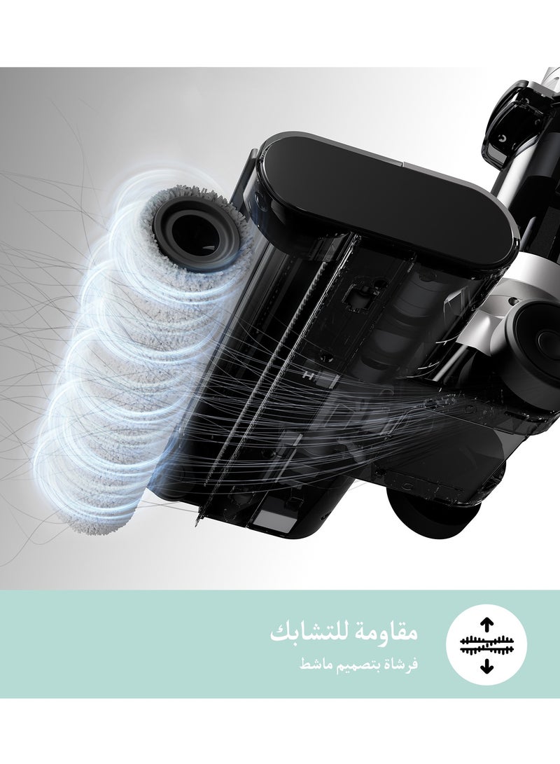 كومفي مكنسة كهربائية للتنظيف الجاف والرطب وممسحة أرضية لاسلكية، قوية كهربائية مع تنظيف ذاتي بدون استخدام اليدين، ممسحة 3 في 1 للأسطح المتعددة والأرضيات الصلبة - Image 5