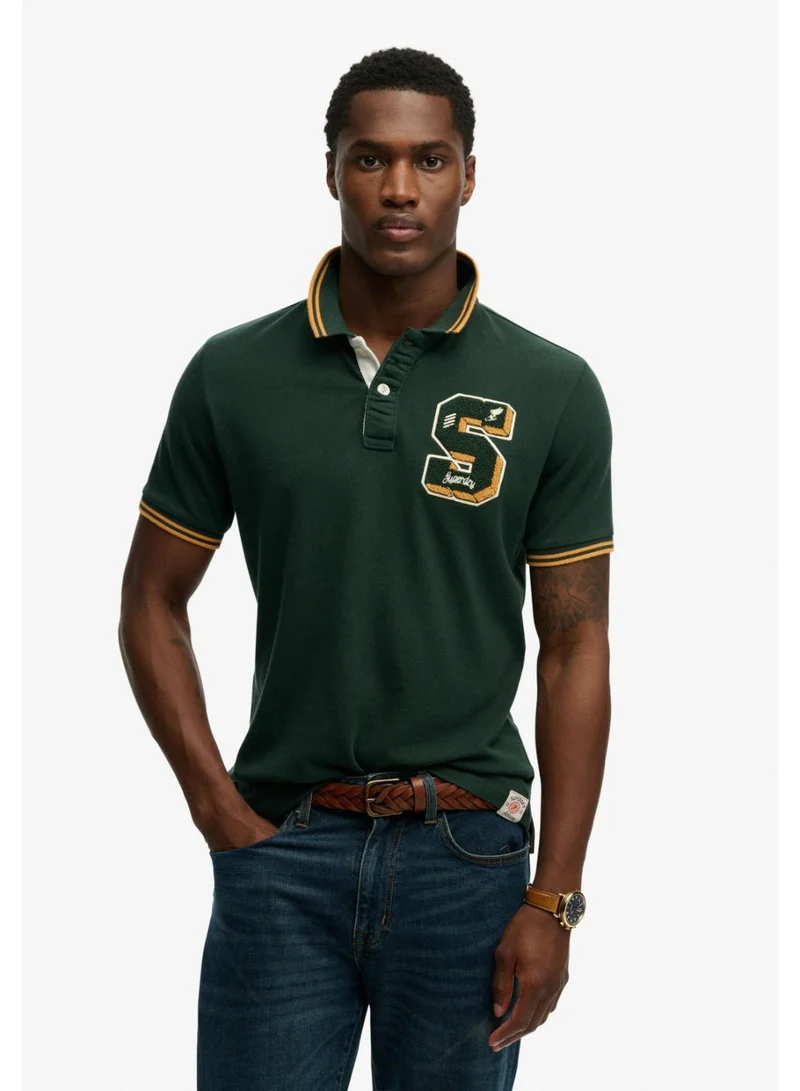 Superdry Vintage Athletic Patch Polo Shirt