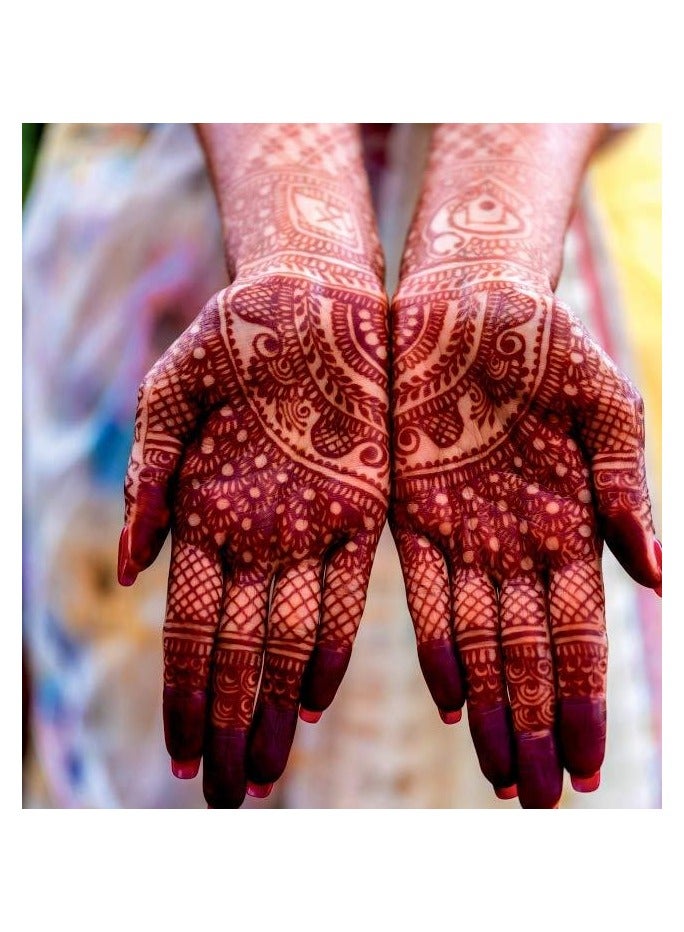 Amina Henna Herbal Mehndi Natural Henna Powder For Skin, Hand, Feet and Hair, Green (200 g) - Image 4