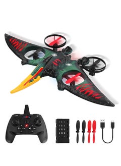 ELTRAZONE RC Aeroplane 2.4GHz Remote Controlled Quadcopter | L0713 Floating Fighter Aircraft | RTF for Beginners, Children, & Adults | USB Charging | Green Color  - Image 1