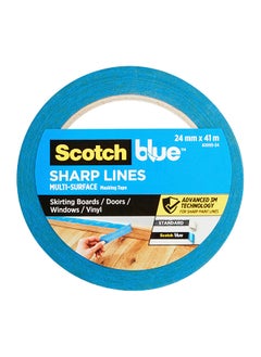 3M Scotch Scotch Blue Sharp Lines Advanced Masking Tape 2093, 24mm x 41m. 1 roll/pack  - Image 1