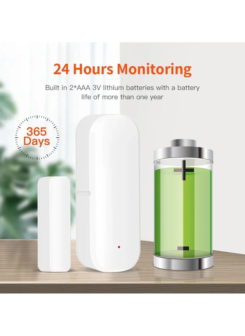 Tuya WiFi Door Sensor Window Sensor Open/Close Detector Security Protection Alarm Detector Work With Alexa