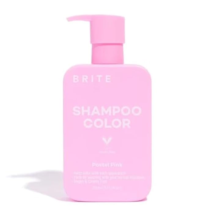 Brite Vegan Shampoo Color | Adds a Pop of Color to Light Blonde or Grey Hair | Nourishing Formula that Gently Tones, Cleanses & Conditions (10 Fl Oz) - Image 1