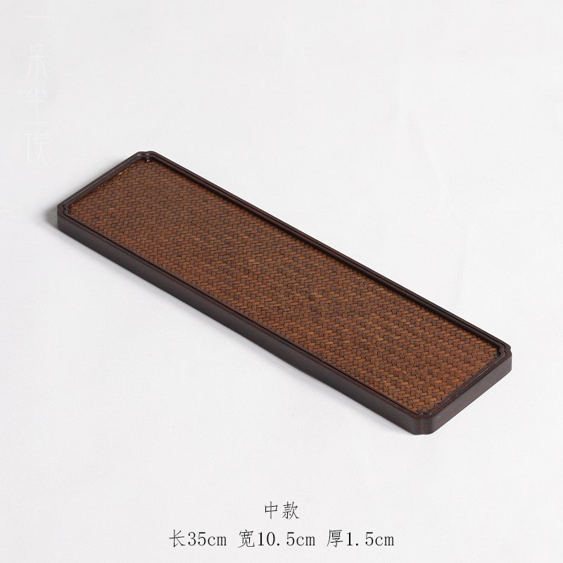Heavy Bamboo Mat Dry Tea Table Pot Bearing Chinese Zen Song Mat Bamboo Tea Tray Bamboo Woven Tea Tray Teapot Mat Tray Tea Tray - Image 4