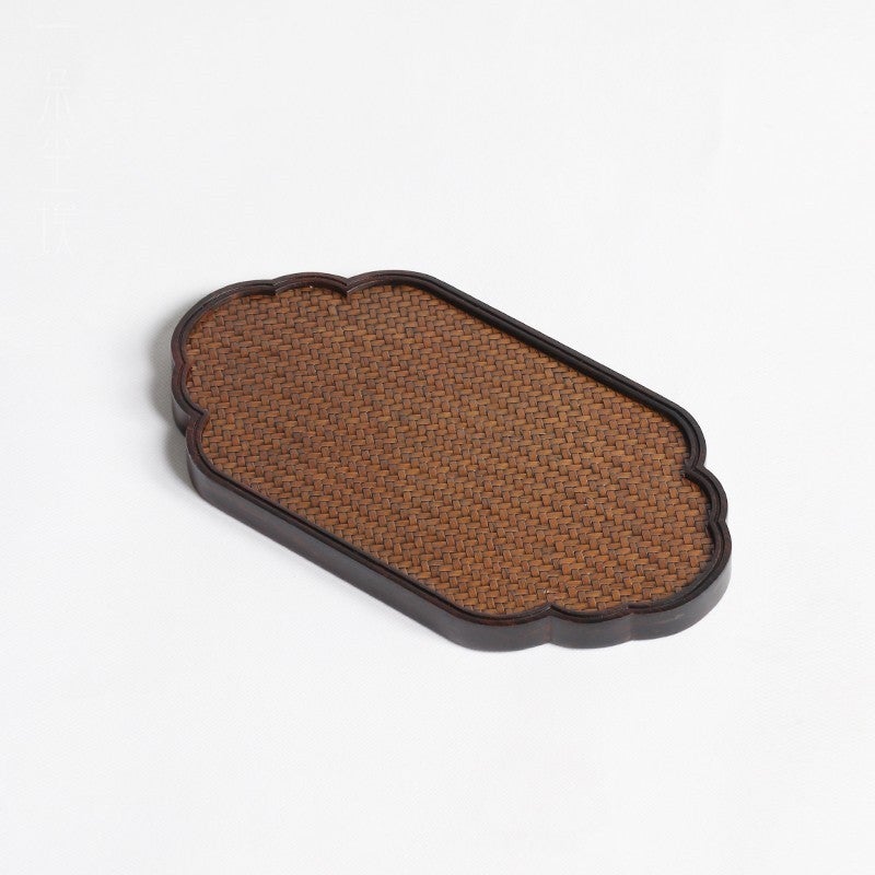 Heavy Bamboo Mat Dry Tea Table Pot Bearing Chinese Zen Song Mat Bamboo Tea Tray Bamboo Woven Tea Tray Teapot Mat Tray Tea Tray - Image 2