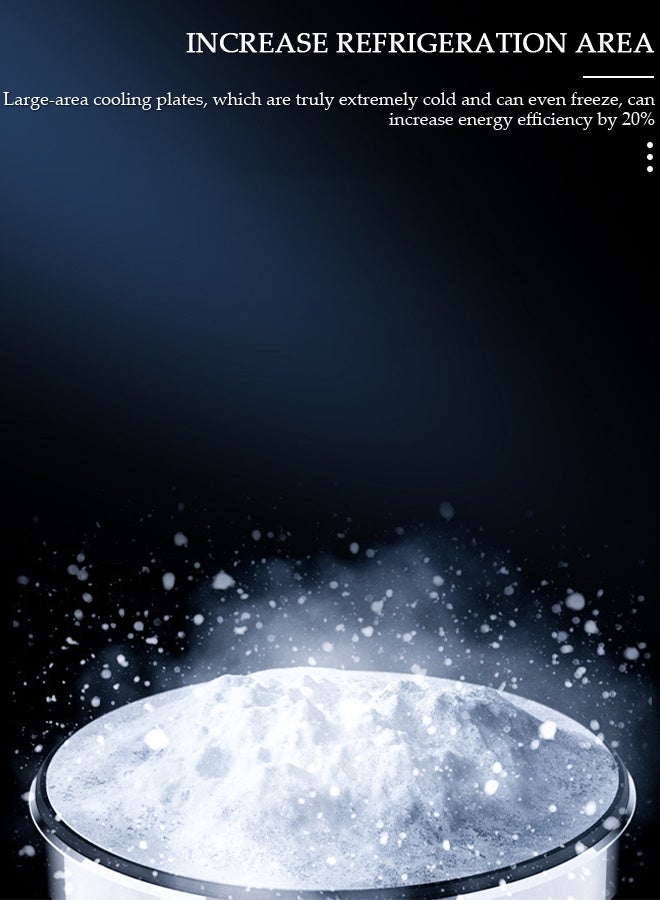 DUNISO مروحة تبريد الهاتف ذات شريحة تبريد مغناطيسية شبه موصلة مع لوحات مغناطيسية وشاشة LED ومصابيح RGB ونظام تبريد فوري، ومبرد الهاتف المحمول للألعاب المحمولة TikTok Live Strea - Image 4