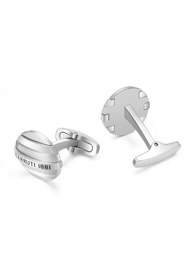 CERRUTI 1881 Edoardo Silver Cufflinks  - Image 3