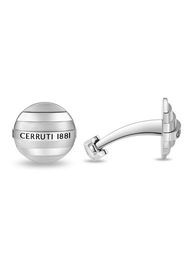 CERRUTI 1881 Edoardo Silver Cufflinks  - Image 1
