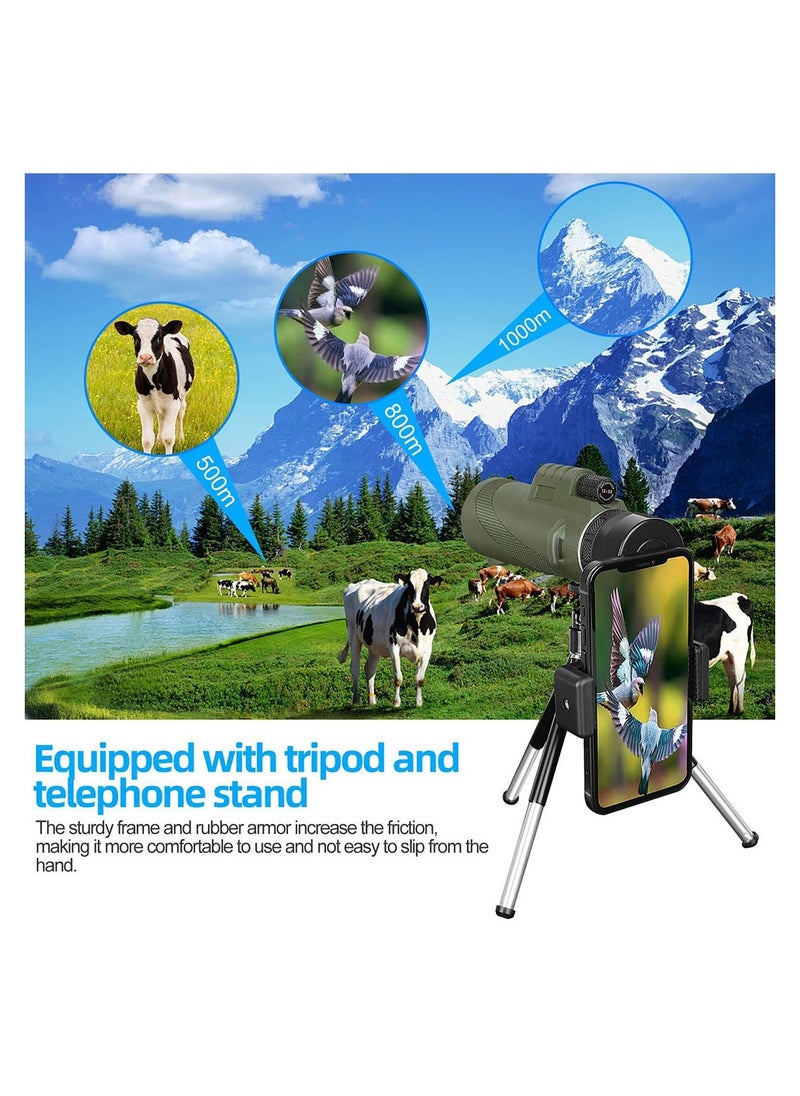 Cool Baby COOLBABY 50X60 Monocular Telescope High Powered Monocular for Adults with BAK4 Prism & FMC Lens for Stargazing Hunting Wildlife Bird Watching Travel...  - Image 3