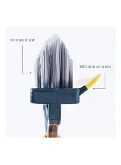 Generic Bathroom Cleaning Brush with 120 Degree Handle Ceramic Floor Long Adjustable V-Shaped Bristles with Mop for Kitchen Bathroom Wall Mounted Cleaning Supplies  - Image 4