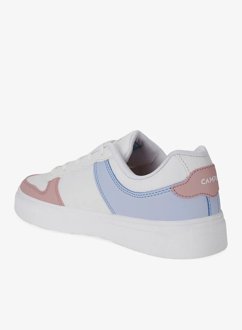 CAMPUS Wht/Sky Campus Women's Casual Sneakers – Breathable, Lightweight, Cushioned – White/Sky Blue for Women | Best Price UAE