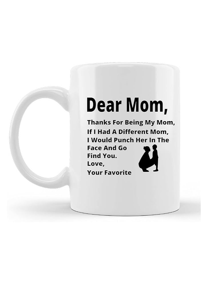 PRINTSHOP4ME Mother's Day Ceramic Mug For Best Mom Ever-Best Gifts Mom-Birthday Gifts From Daughter Son-Gifts For Mom - Image 1