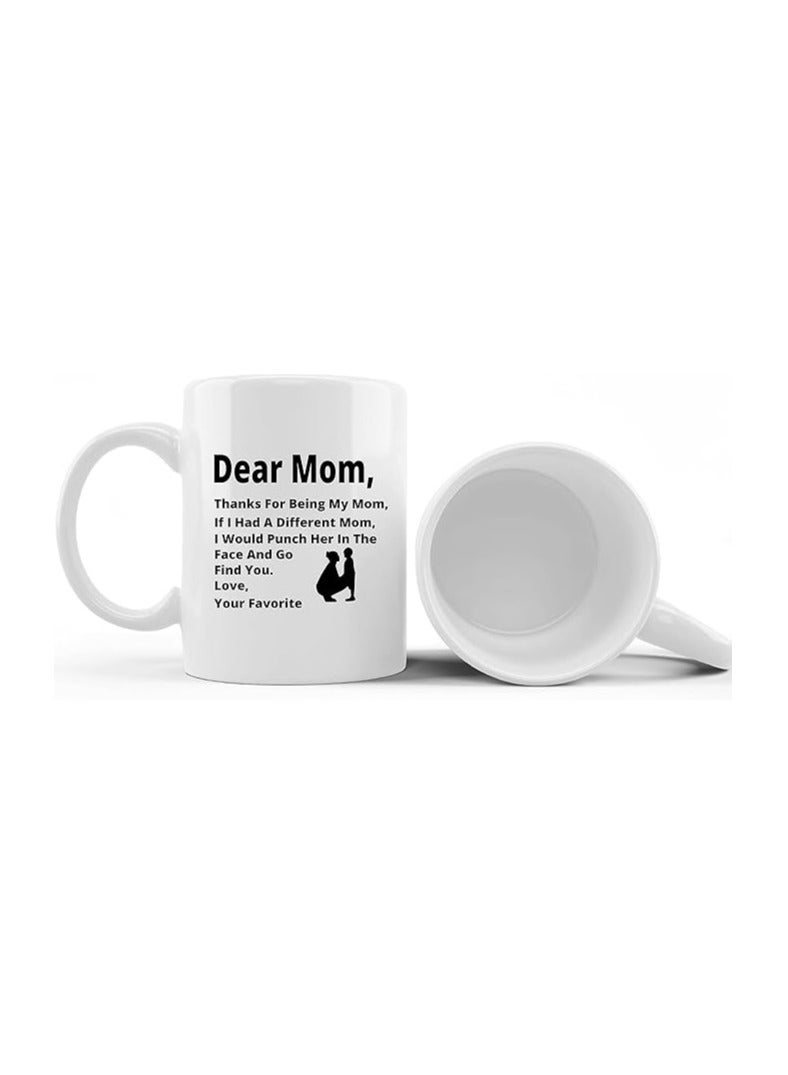 PRINTSHOP4ME Mother's Day Ceramic Mug For Best Mom Ever-Best Gifts Mom-Birthday Gifts From Daughter Son-Gifts For Mom - Image 3