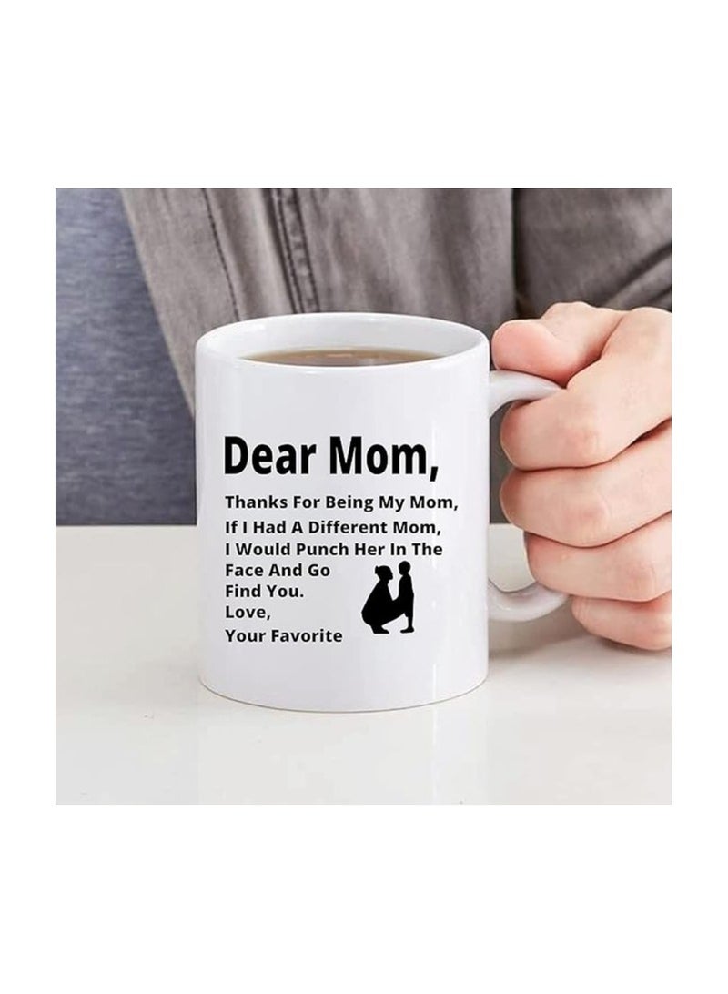PRINTSHOP4ME Mother's Day Ceramic Mug For Best Mom Ever-Best Gifts Mom-Birthday Gifts From Daughter Son-Gifts For Mom - Image 5
