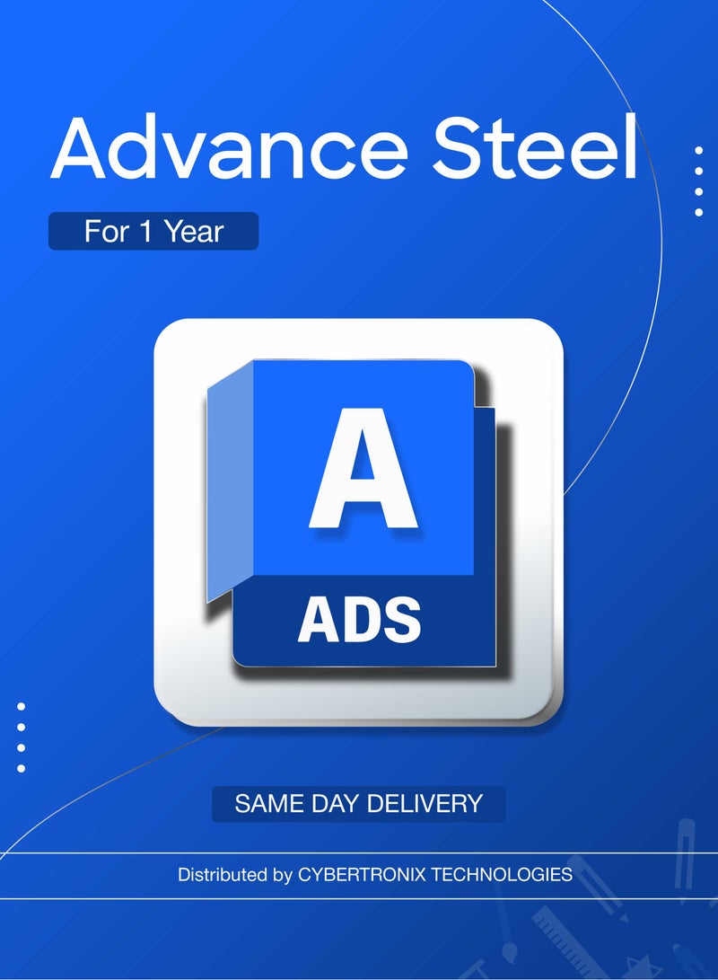 Autodesk Autodesk Advance Steel – 1 Year Subscription | SAME DAY DELIVERY