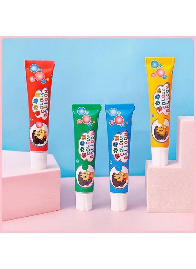 DD RETAILS DD Retails Magic Bubble Making Glue || Colorful Plastic Bubble Blowing Toy || Bubbles DIY Crafting Outdoor Toy for Kids (Multicolor) (Pack of 4) (Bubble Glue)  - Image 2