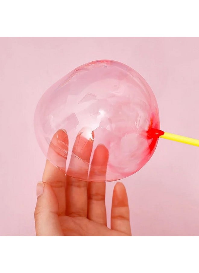 DD RETAILS DD Retails Magic Bubble Making Glue || Colorful Plastic Bubble Blowing Toy || Bubbles DIY Crafting Outdoor Toy for Kids (Multicolor) (Pack of 4) (Bubble Glue)  - Image 3
