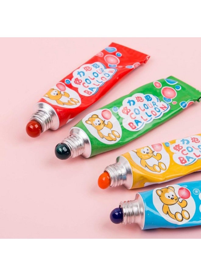 DD RETAILS DD Retails Magic Bubble Making Glue || Colorful Plastic Bubble Blowing Toy || Bubbles DIY Crafting Outdoor Toy for Kids (Multicolor) (Pack of 4) (Bubble Glue)  - Image 5