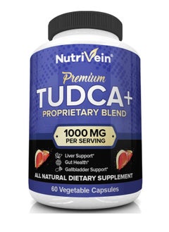 TUDCA+ Liver Support Supplement 1000mg 60 Capsules