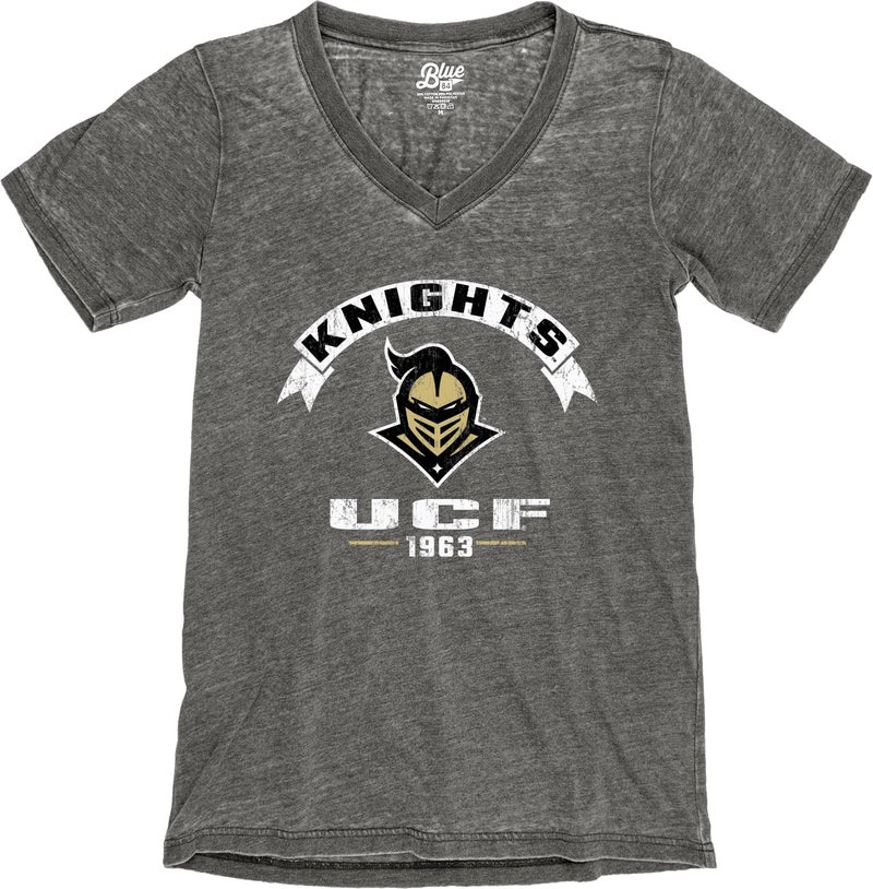Blue 84 Central Florida Golden Knights NCAA Officially Licensed Women's T-Shirt Burnout Vintage Scholar, Large - Image 3