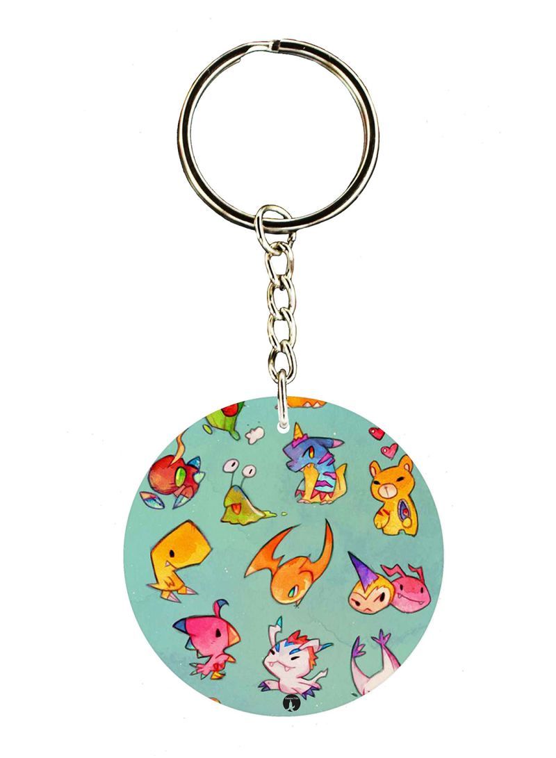 RKN The Anime Digimon Printed Keychain