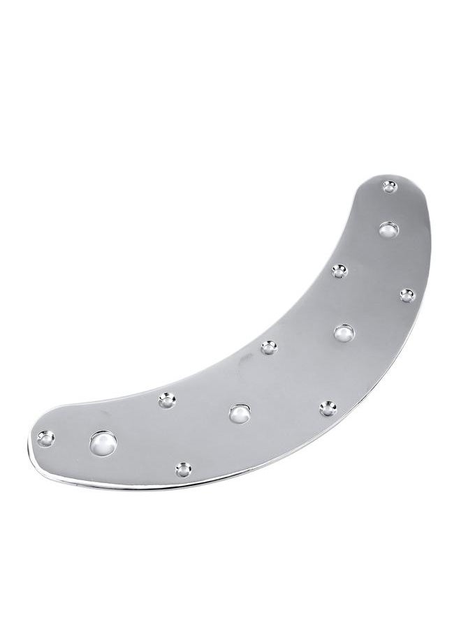 Thoraya Bass Control Plate 4 Hole Metal Sturdy Stable Jazz Switch Control Plate Bass Replacement Part Silver  - Image 5