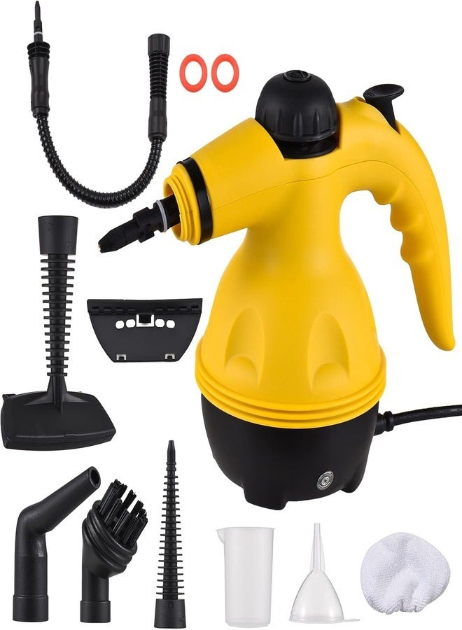 ZEESQUARE Handheld Steam Cleaner 1000W – High Temperature Electric Portable Steam Cleaner with Anti-Scald Ergonomic Handle and Kitchen Funnel - Image 3