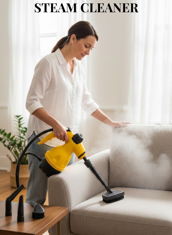 ZEESQUARE Handheld Steam Cleaner 1000W – High Temperature Electric Portable Steam Cleaner with Anti-Scald Ergonomic Handle and Kitchen Funnel - Image 5