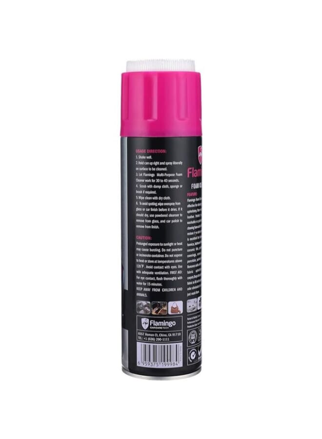 Flamingo Flamingo Multi-Purpose Cleaner - Foam for Cars, Sofas, and Home - Foam (650 ml) - Image 3