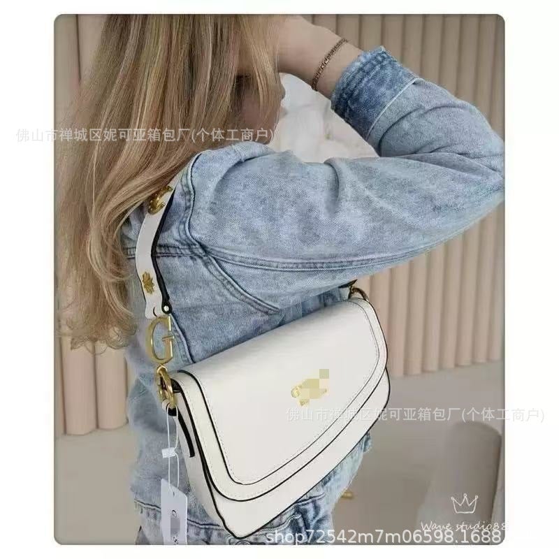New Retro Underarm Bag Trendy Snake Print Shoulder Bag Women'S Old Flower Saddle Crossbody Bag - Image 5