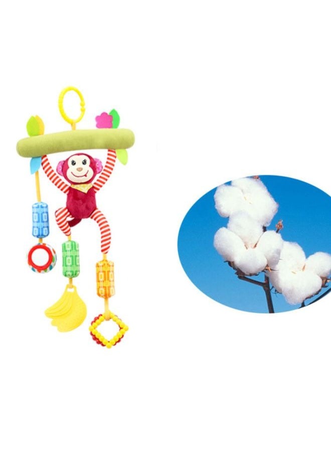 DecoLoral DECOR ME - Baby Rattle Toy Hanging Monkey Toy Green Toddler Teether Toys Baby Teething Toys Early Educational Toy Set Gift for Babies 0-12-24 Months Boys Girls - Image 1