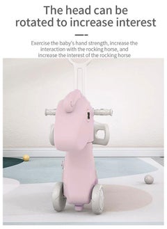 JSAITOYS Baby Rocking Horse Car Three In One Anti-Fall Multi-Function Push Rod Plastic Thickened 1 To 6 Years Old  - Image 4