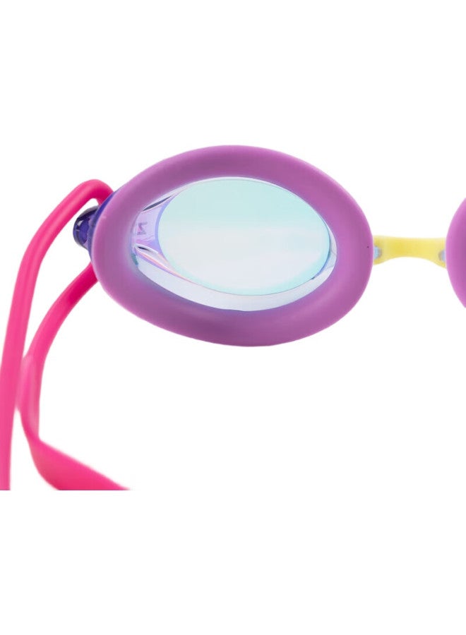 ZOKE Adult Myopia High-Definition Anti-Fog Waterproof Unisex Electroplated Swimming Goggles 624501303 Rose Red Purple Green 300 Degrees - Image 2