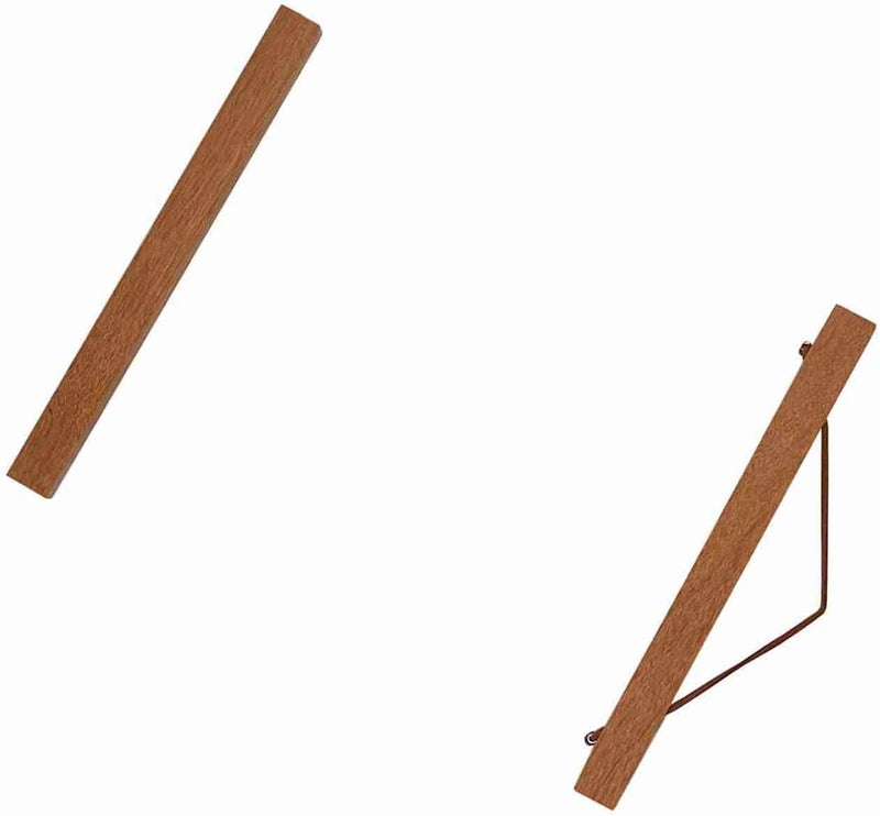 Magnetic Sawdust Poster Hanger for Artwork Prints and Photos Secure Hold with Embedded Magnets Versatile Display Solution Teak Wood Frame 21cm Modern DIY Home Decor - Image 5