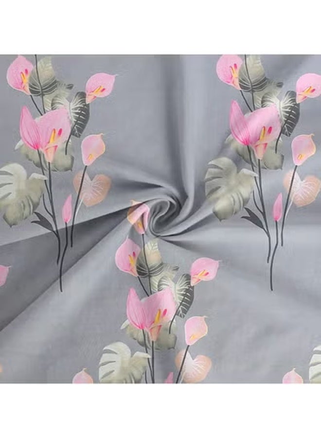 BSB HOME Premium Glace Cotton 180 TC Double Fitted Bedsheet Set  with 2 Pillow Covers 183x198 +25  cm - Image 5