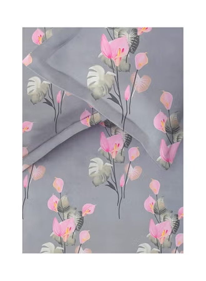 BSB HOME Premium Glace Cotton 180 TC Double Fitted Bedsheet Set  with 2 Pillow Covers 183x198 +25  cm - Image 2