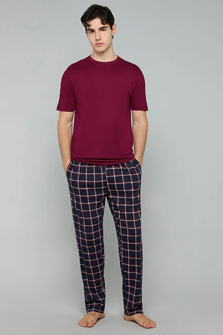 أر أند بي Checked Loungewear Set