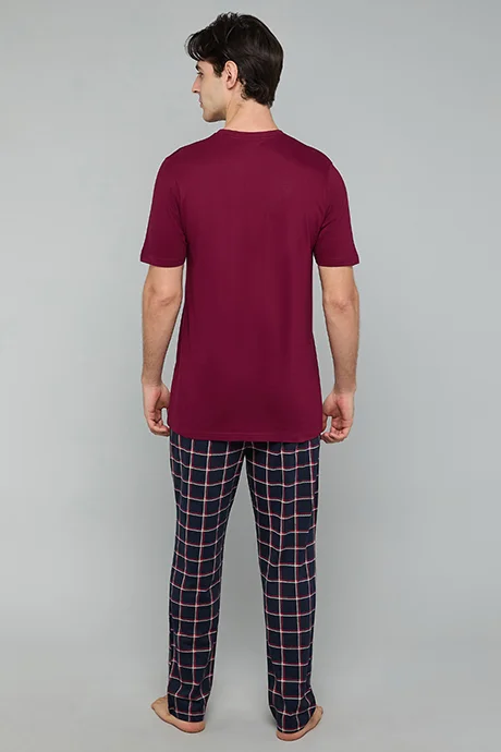 أر أند بي Checked Loungewear Set