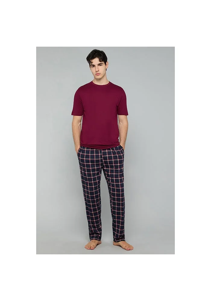 أر أند بي Checked Loungewear Set